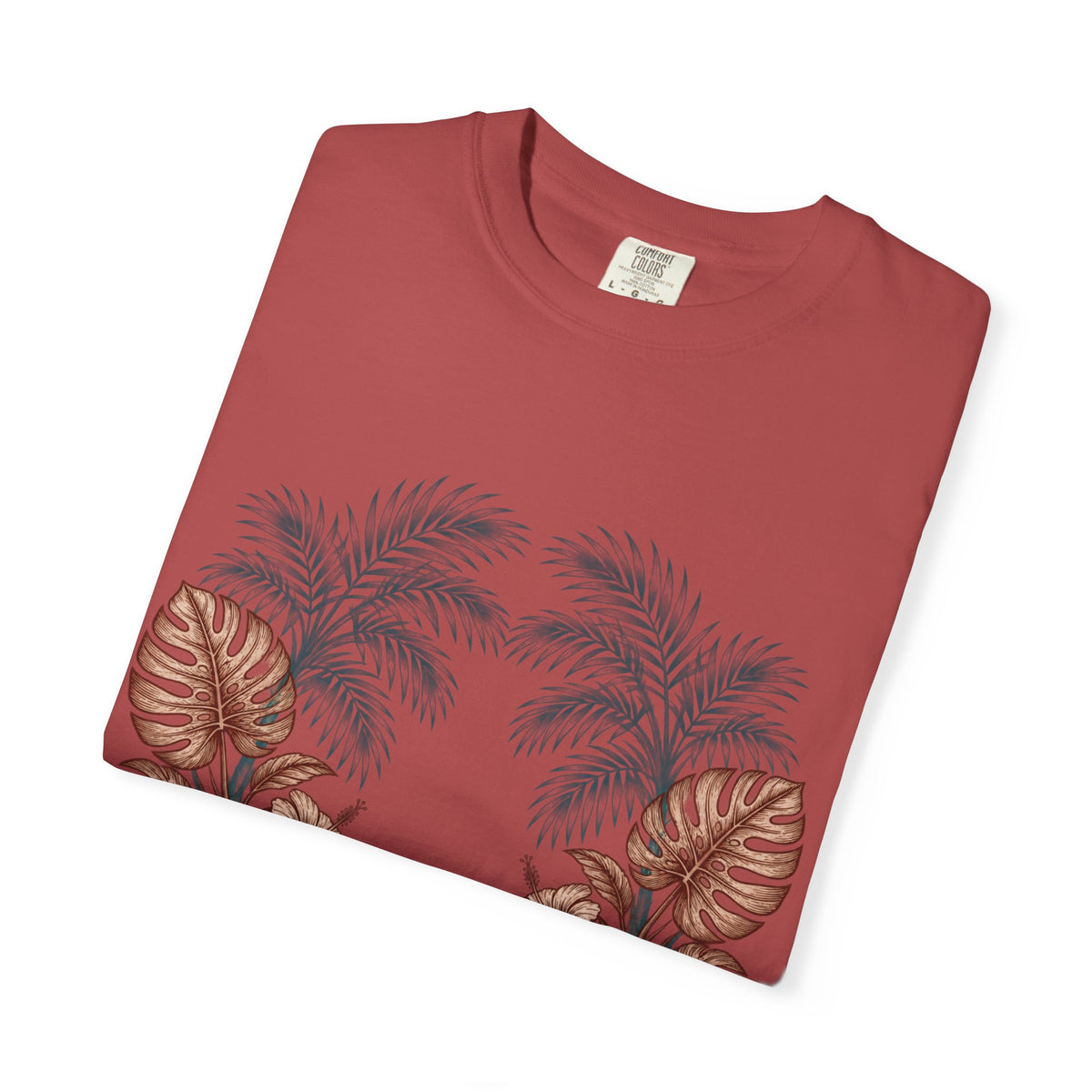 Hippie Roots Floral Palm Graphic T-Shirt
