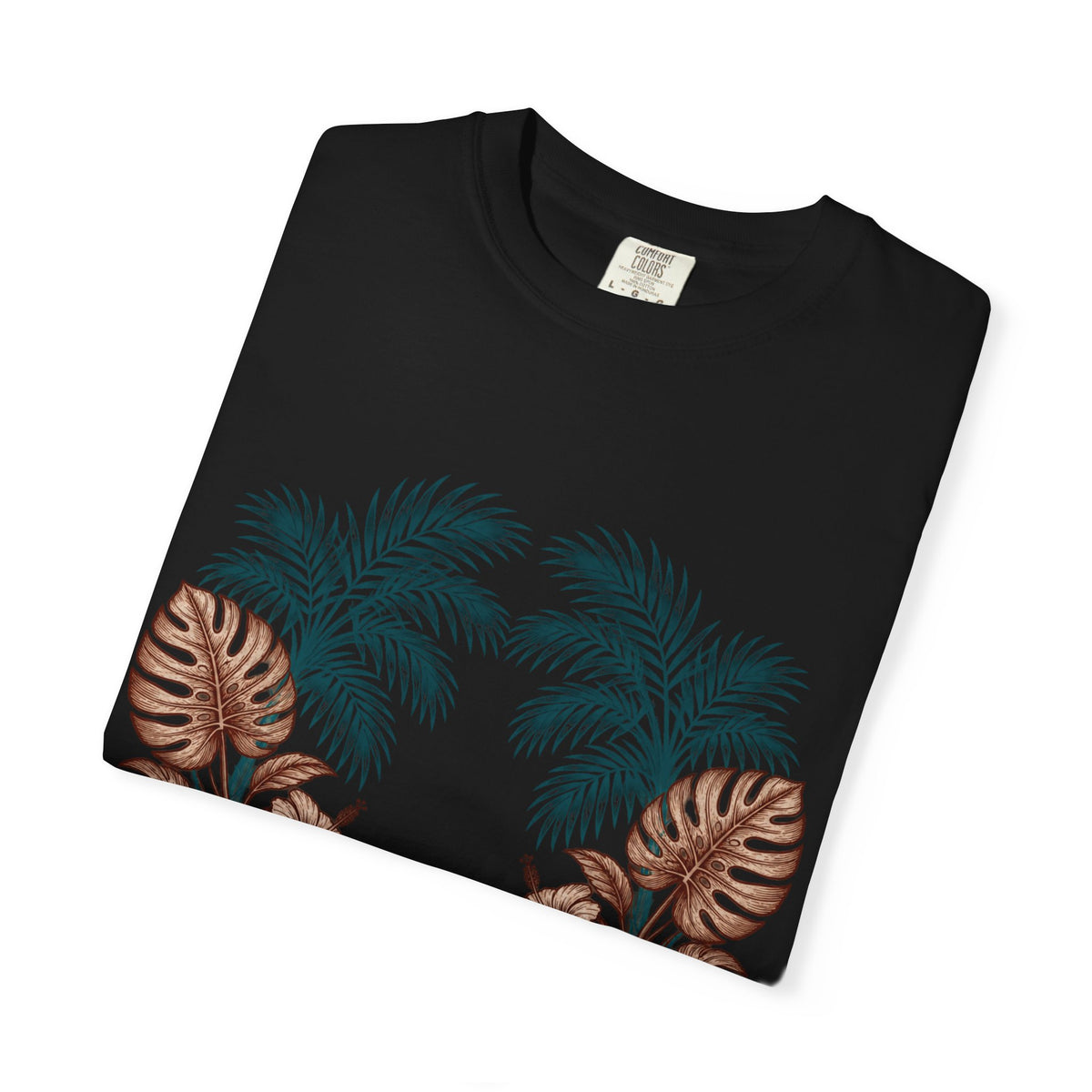 Hippie Roots Floral Palm Graphic T-Shirt