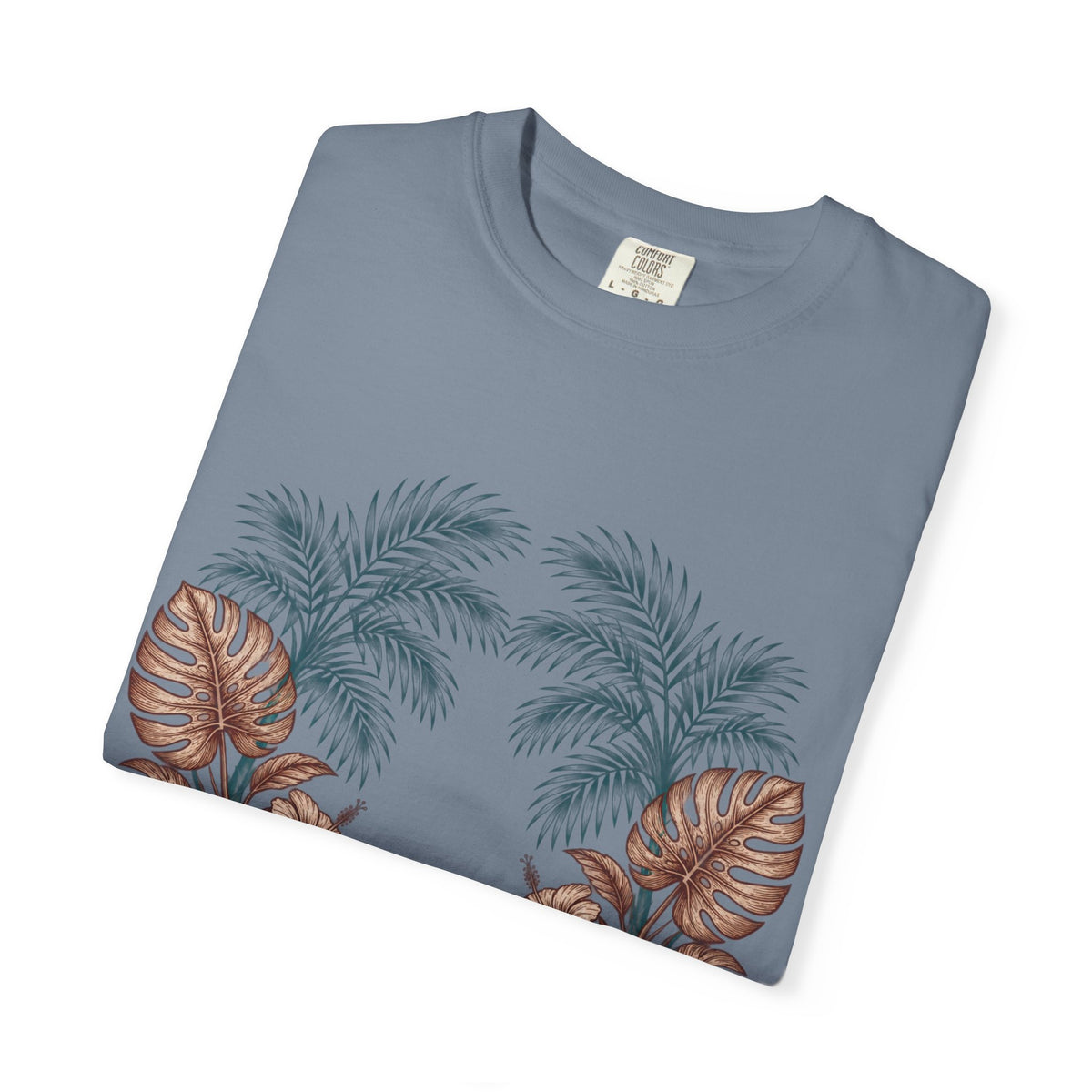 Hippie Roots Floral Palm Graphic T-Shirt
