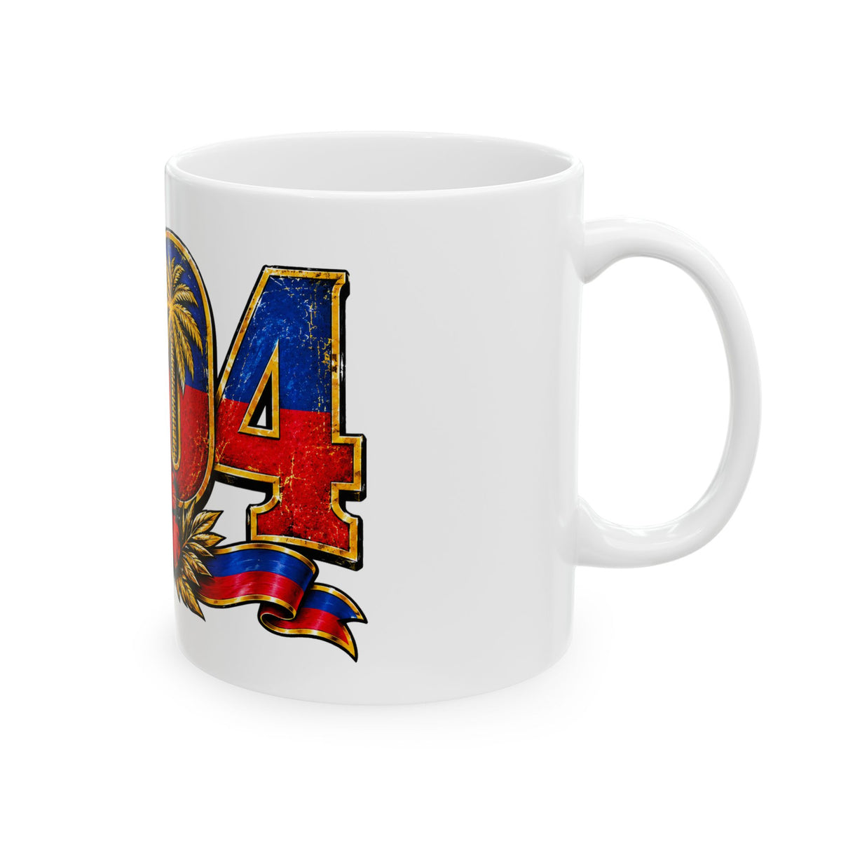 80s Tropical Retro Graphic Ceramic Mug
