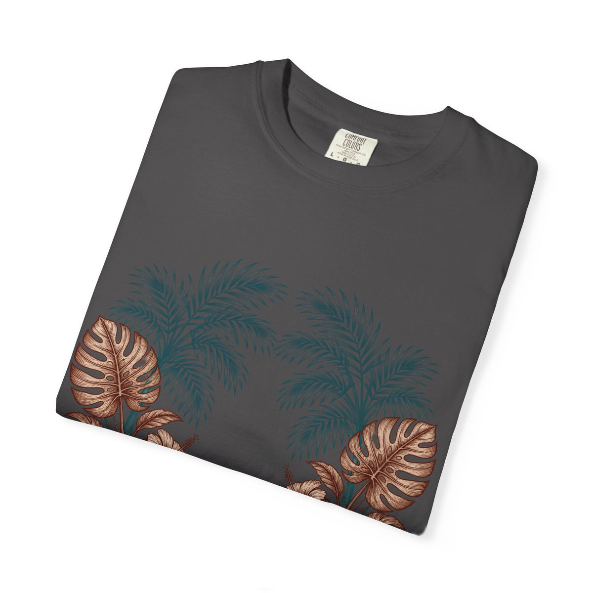 Hippie Roots Floral Palm Graphic T-Shirt