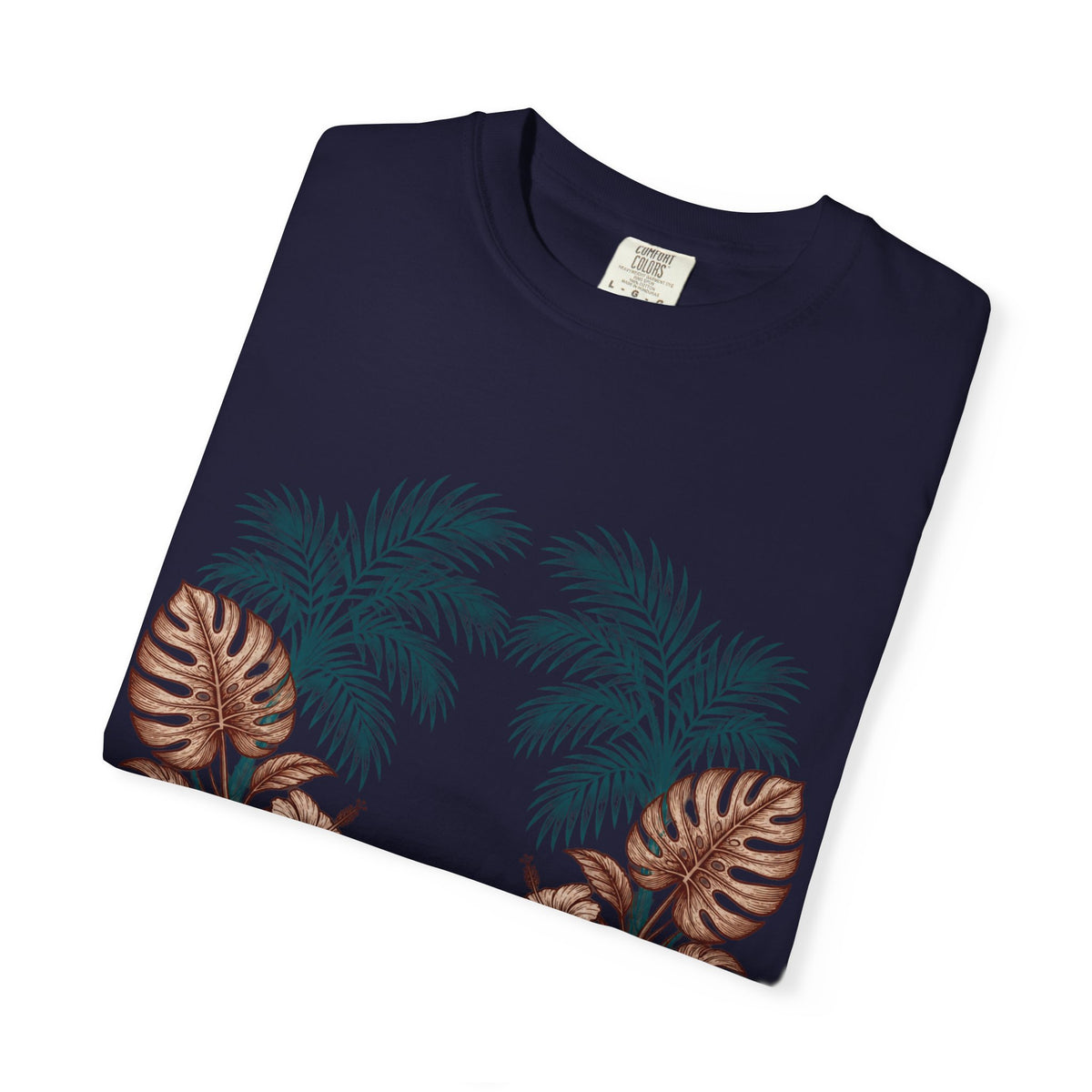 Hippie Roots Floral Palm Graphic T-Shirt