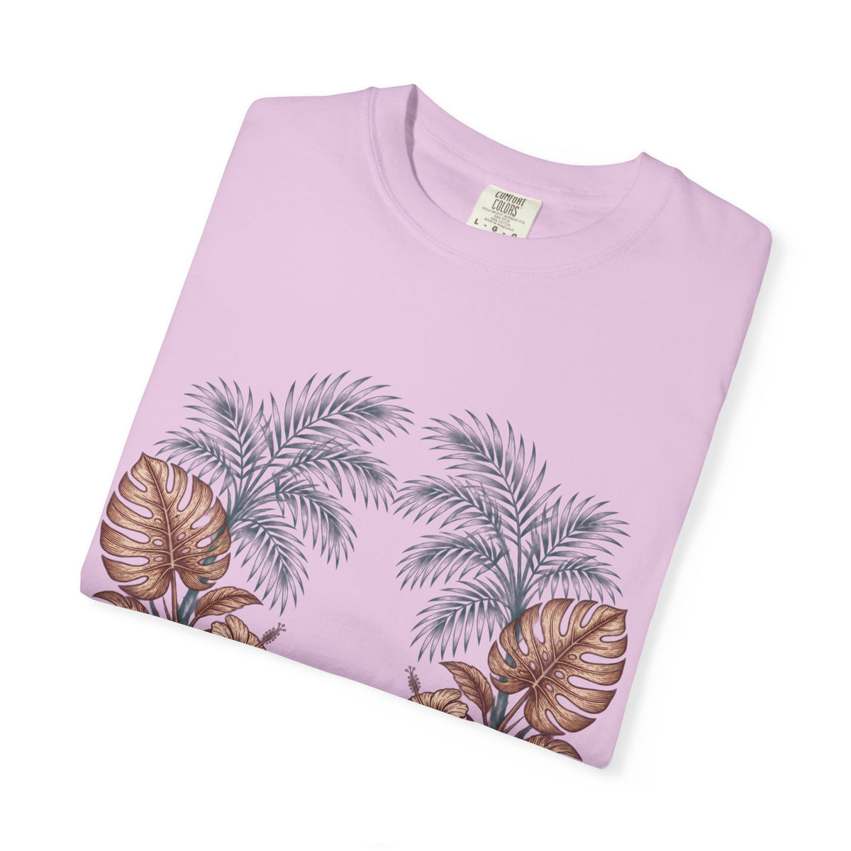 Hippie Roots Floral Palm Graphic T-Shirt