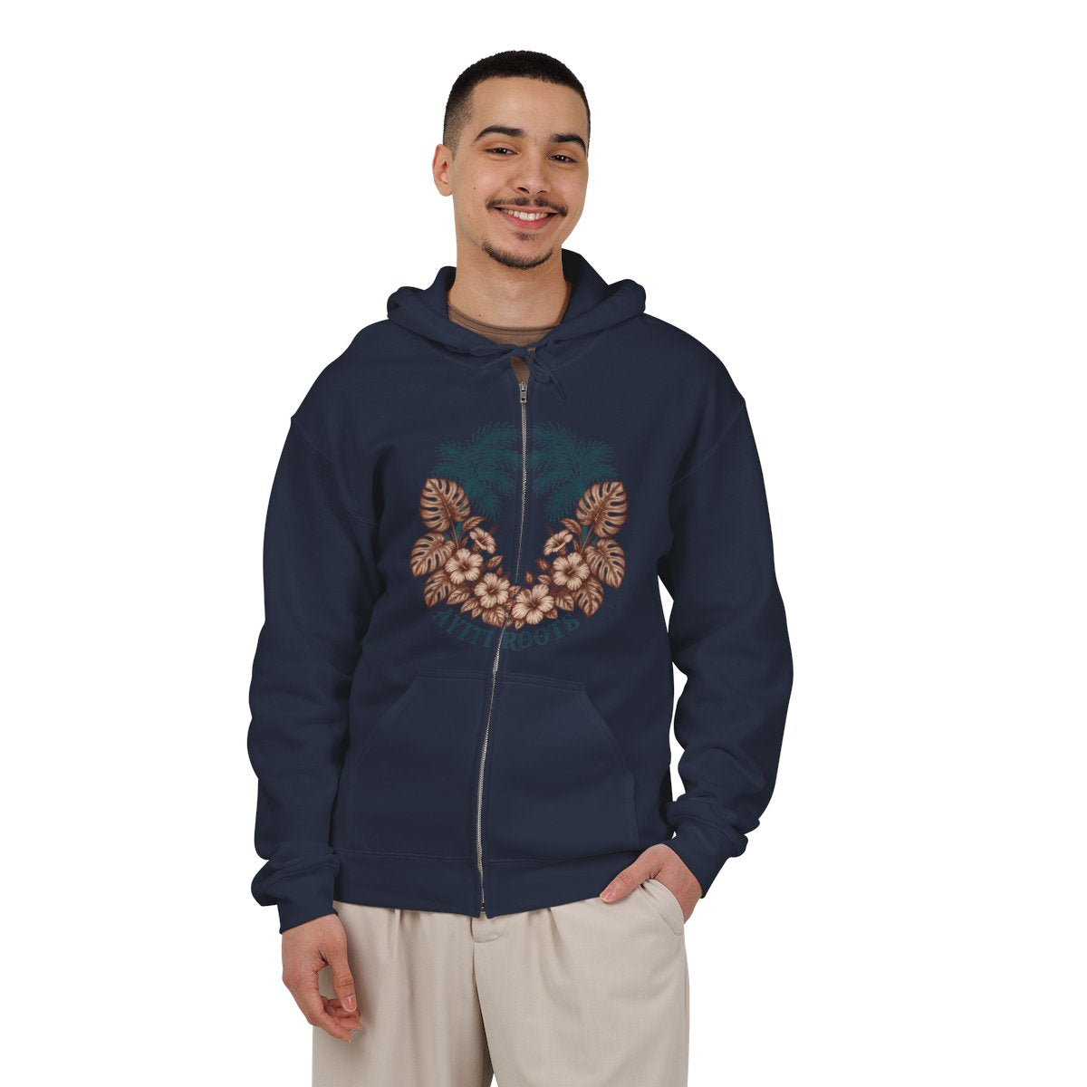 Hamsa Hand Zip Hoodie