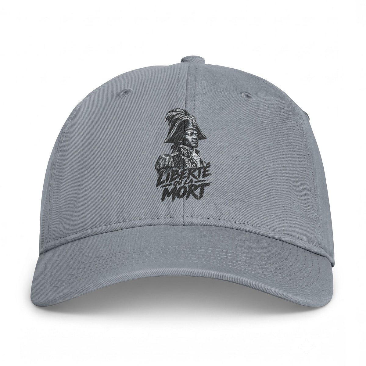 Distressed Skull Embroidered Cap