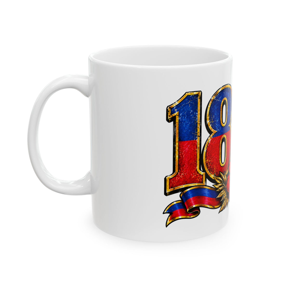 80s Tropical Retro Graphic Ceramic Mug
