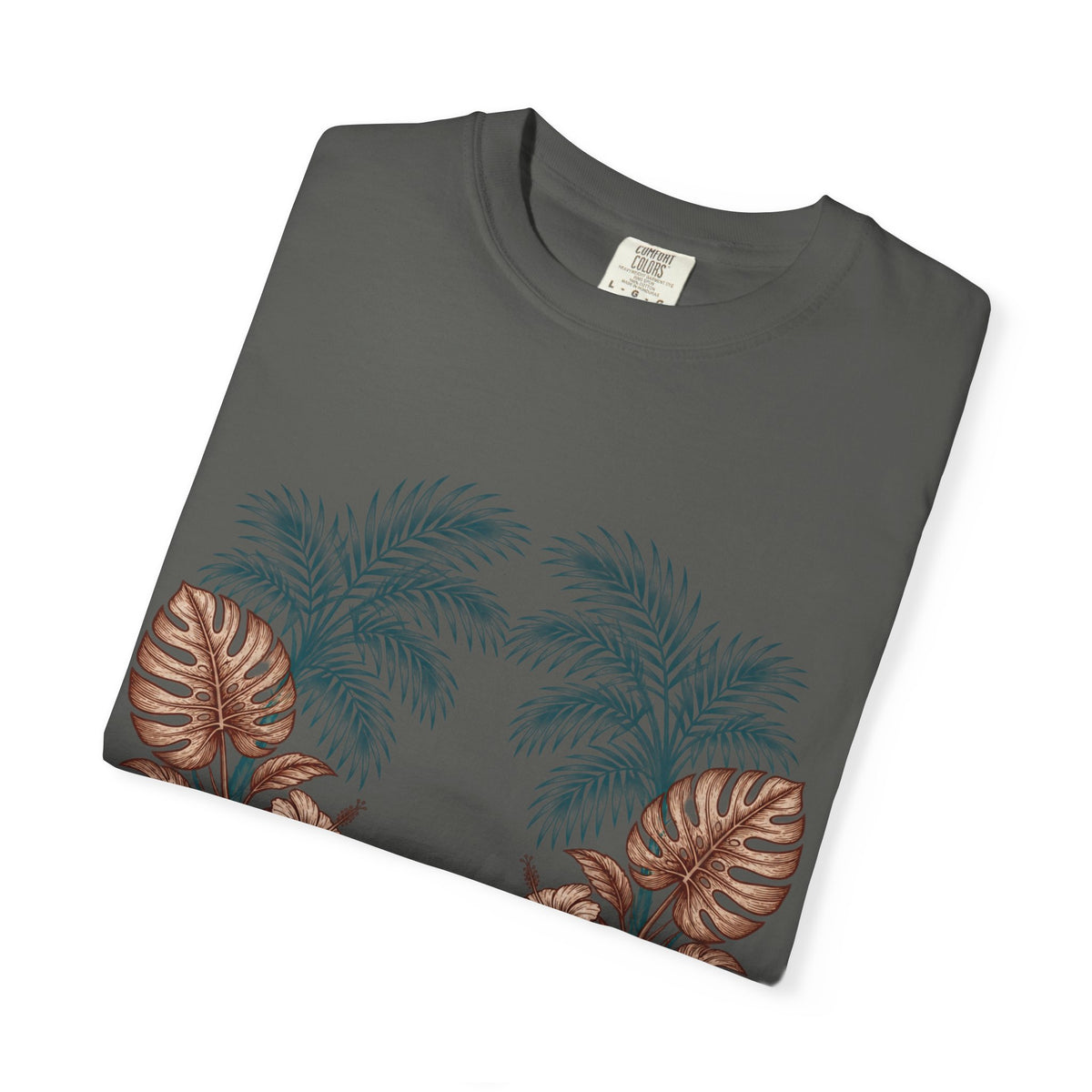 Hippie Roots Floral Palm Graphic T-Shirt