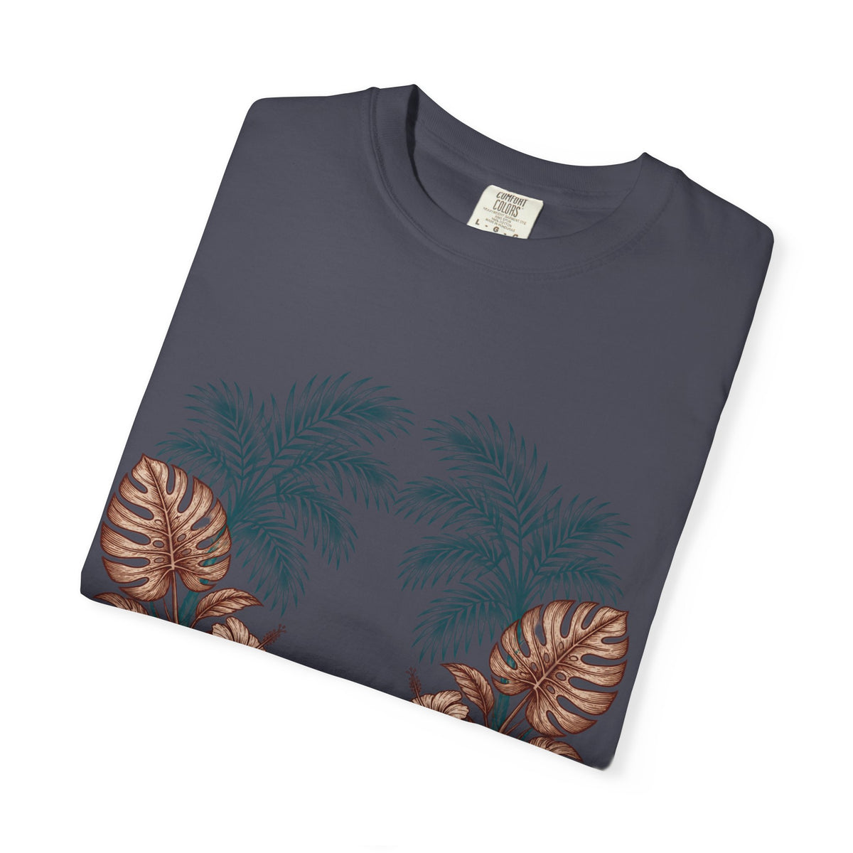 Hippie Roots Floral Palm Graphic T-Shirt