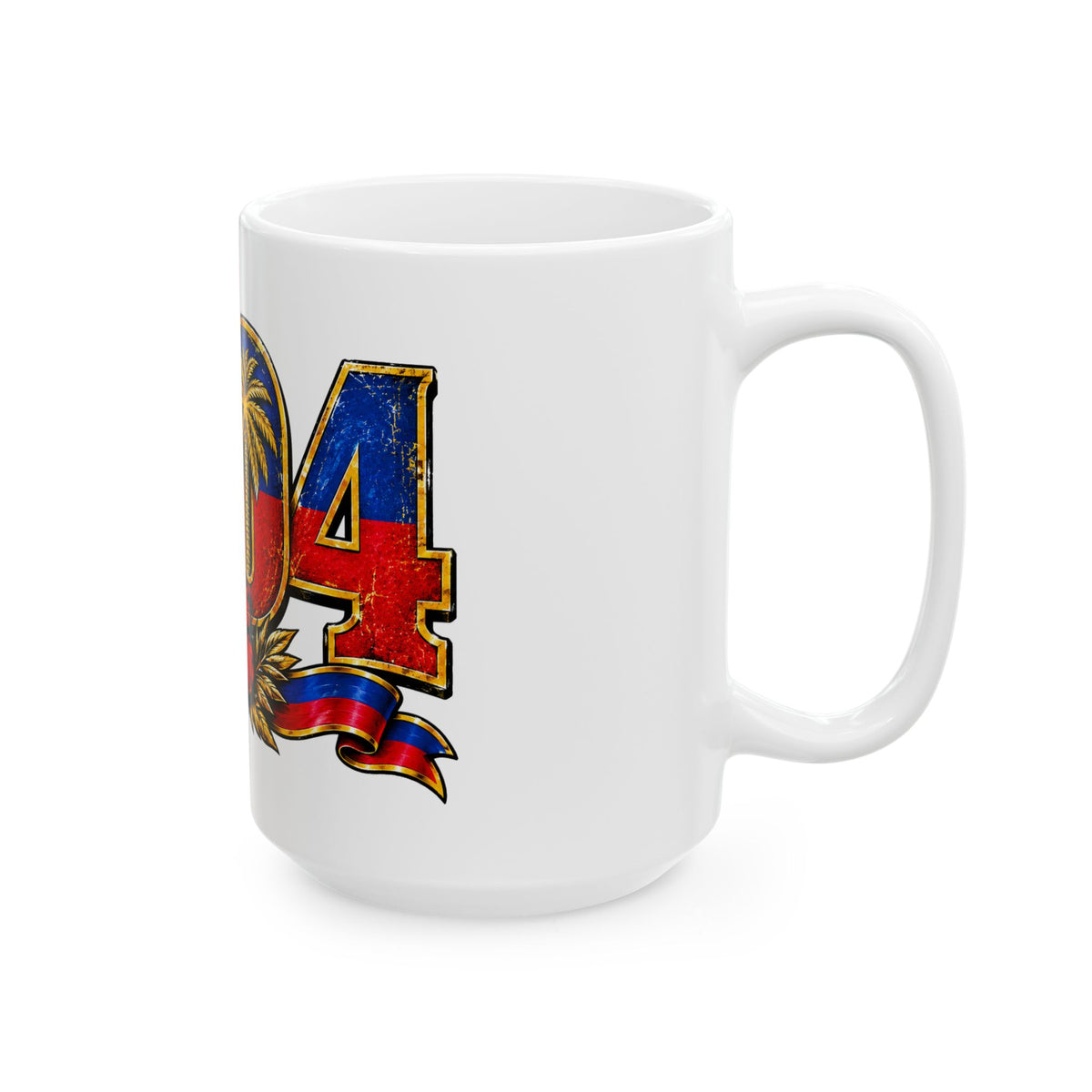 80s Tropical Retro Graphic Ceramic Mug