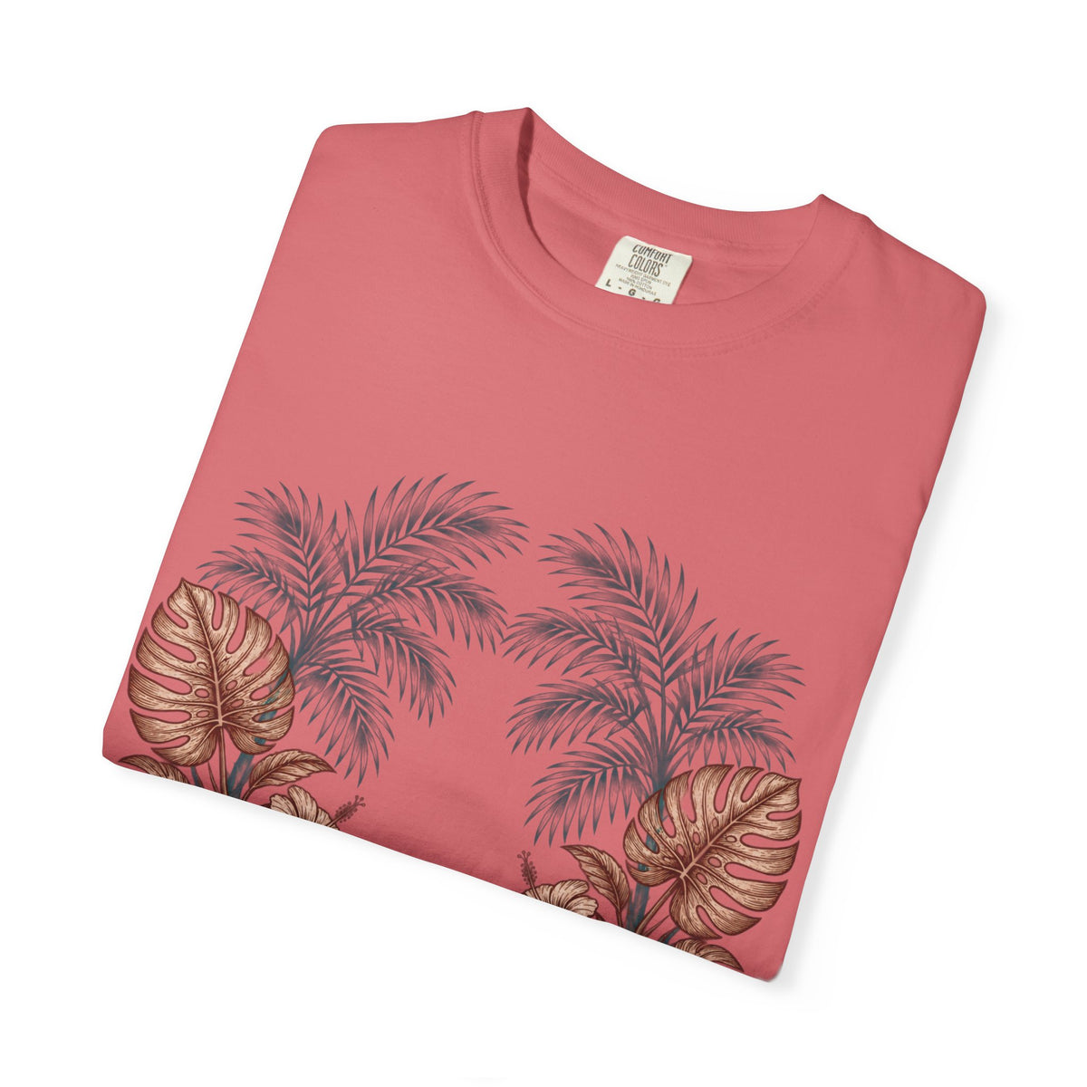 Hippie Roots Floral Palm Graphic T-Shirt