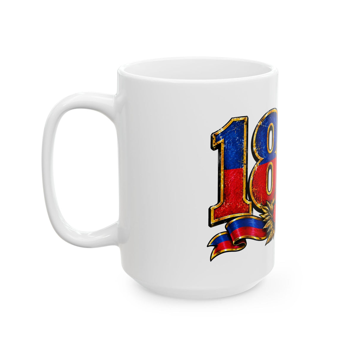80s Tropical Retro Graphic Ceramic Mug