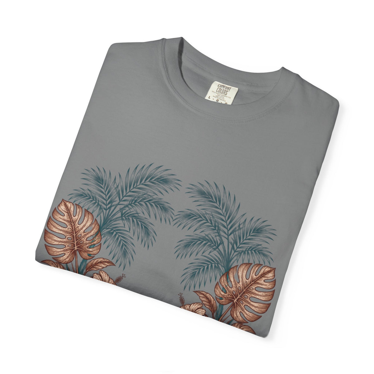 Hippie Roots Floral Palm Graphic T-Shirt