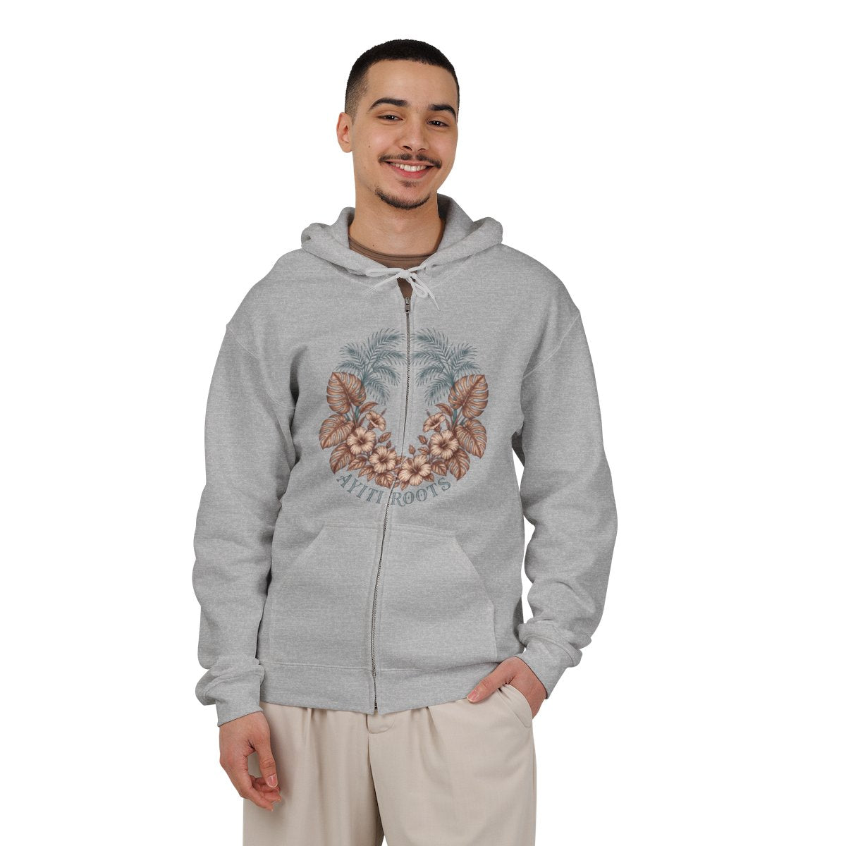 Hamsa Hand Zip Hoodie